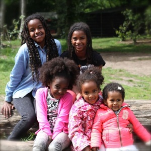 zaterdag tijdens de ontmoetingsdag met andere kinderen uit Ethiopië.